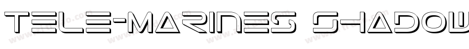 Tele-Marines Shadow字体转换